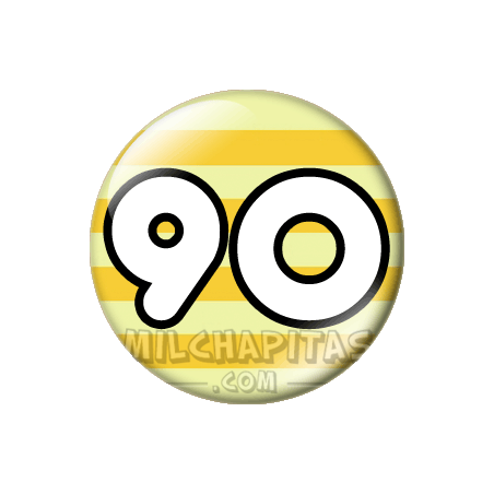 Chapa de Números: Número 90