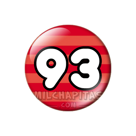 Chapa de Números: Número 93