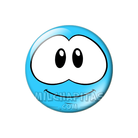 Chapa de Puffles: Puffle azul