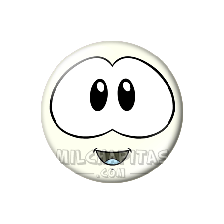Chapa de Puffles: Puffle blanco