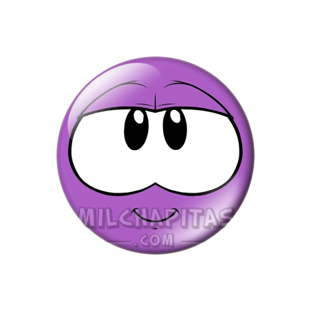 Chapa de Puffles: Puffle morado