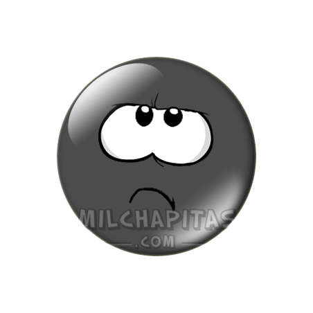 Chapa de Puffles: Puffle negro