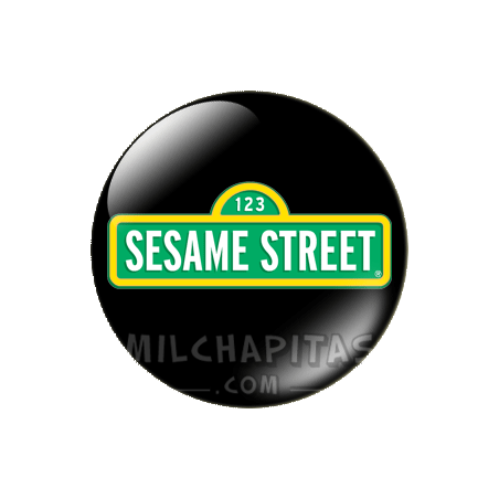 Chapa de Barrio Sésamo: Logo Barrio Sésamo