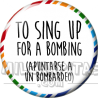 Chapa de Spanglish: Apuntarse a un bombardeo