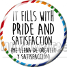Chapa de Spanglish: Me llena de orgullo y satisfacción