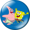 Chapa de Bob Esponja: Bob Esponja y Patricio