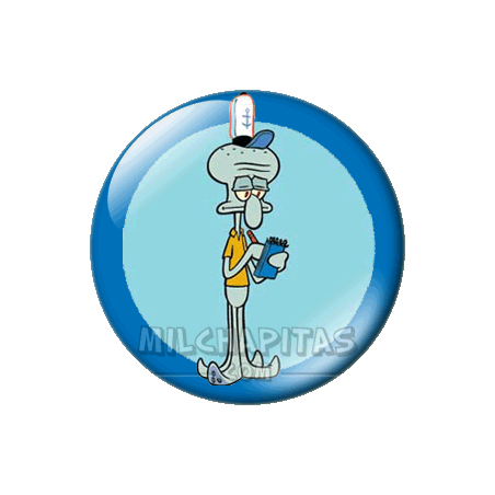 Chapa de Bob Esponja: Calamardo
