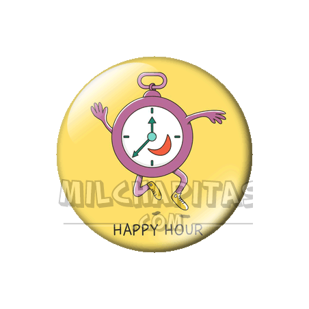Chapa de Juegos de palabras: Happy hour JP