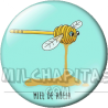 Chapa de Juegos de palabras: Miel de abeja JP