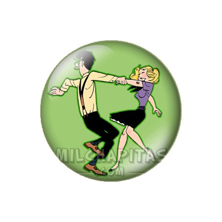 Chapa de Daniel el travieso: Alice y Henry bailando