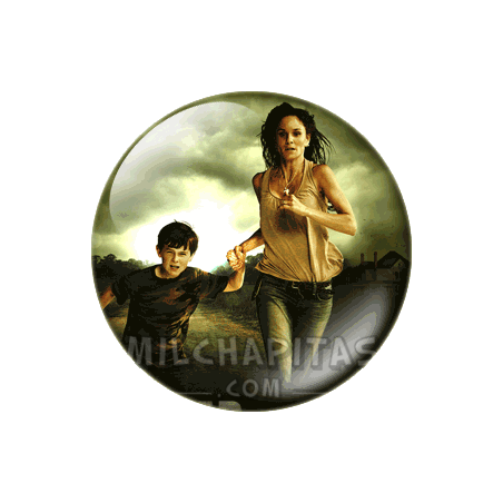 Chapa de The Walking Dead: Lori y Carl TWD