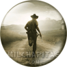 Chapa de The Walking Dead: Rick corriendo TWD