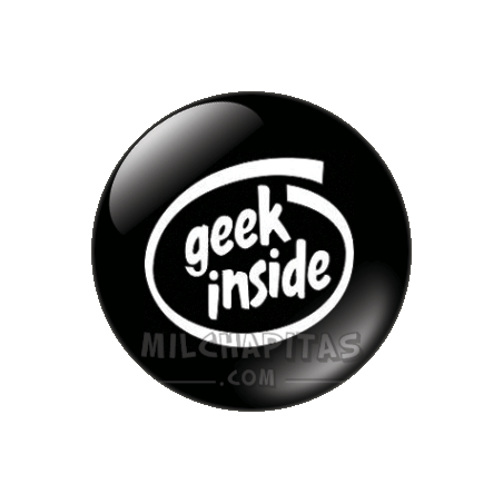Chapa de Geek: Geek Inside