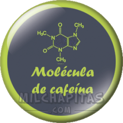 Molécula de cafeína