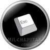 Chapa de Geek: Tecla escape