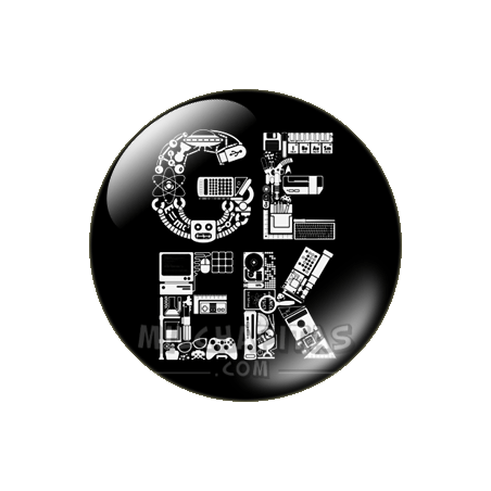 Chapa de Geek: Texto geek