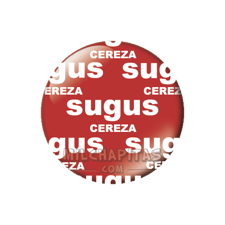 Chapa de Sugus: Sugus cereza