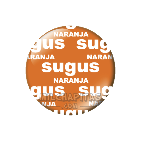 Chapa de Sugus: Sugus naranja