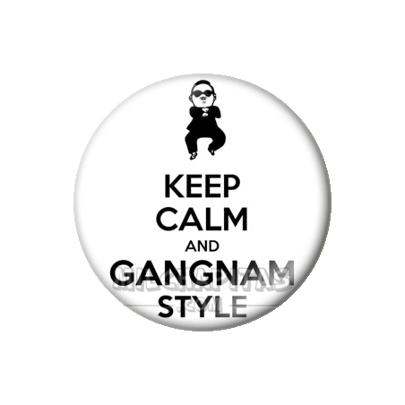 Chapa de Keep Calm: Keep Calm and Gangnam Style