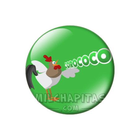 Chapa de Pulcino PIO: Gallo COROCOCO