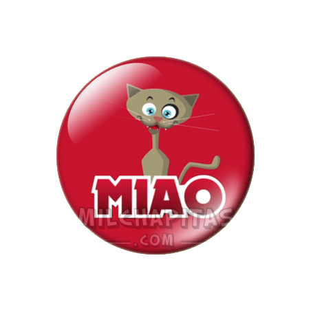 Chapa de Pulcino PIO: Gatto MIAO