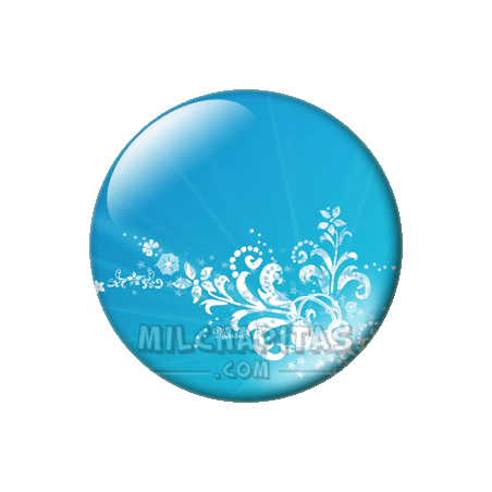 Chapa de Abstracto: Abstracto azul y blanco