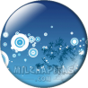 Chapa de Abstracto: Abstracto azul y blanco 2
