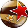 Chapa de Abstracto: Líneas y estrellas