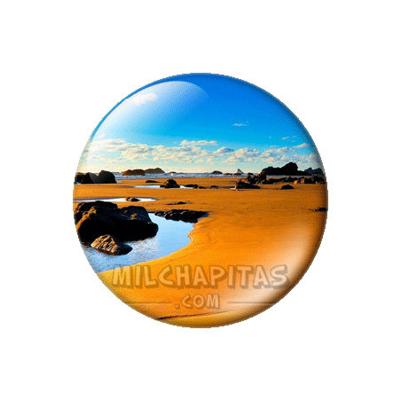 Chapa de Paisajes: Lago en el desierto