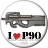 Chapa de Airsoft: I love P90
