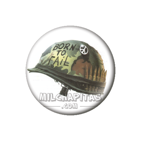 Chapa de Airsoft: Nacido para fallar