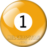 Chapa de Billar: Bola 1