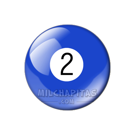 Chapa de Billar: Bola 2