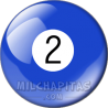 Chapa de Billar: Bola 2
