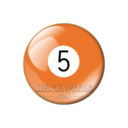 Chapa de Billar: Bola 5