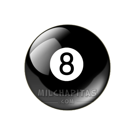 Chapa de Billar: Bola 8