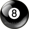 Chapa de Billar: Bola 8