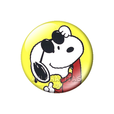 Chapa de Snoopy: Snoopy gafas de sol 2