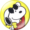 Chapa de Snoopy: Snoopy gafas de sol 2