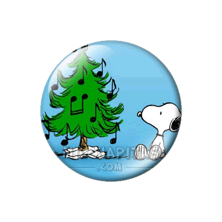 Chapa de Snoopy: Snoopy notas musicales