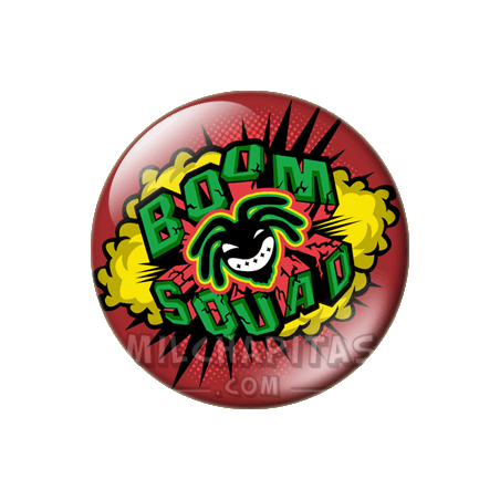 Chapa de WWE: Logo boom squad
