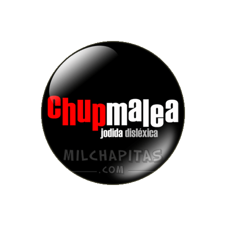Chapa de Dibujos y Símbolos: Chupmalea