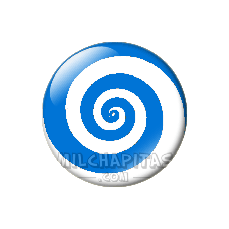 Espiral azul y blanca