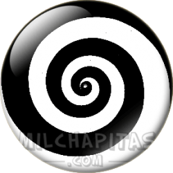 Espiral blanca y negra