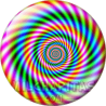 Chapa de Dibujos y Símbolos: Espiral de colores
