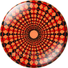 Chapa de Dibujos y Símbolos: Espiral de rombos