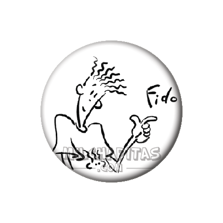 Chapa de Dibujos y Símbolos: Fido 2