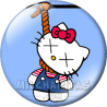 Chapa de Hello Kitty: Hello Kitty ahorcada