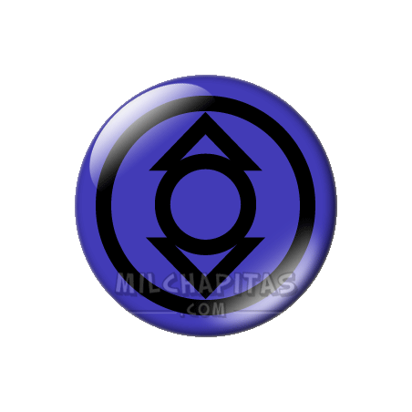 Chapa de Lantern Corps: Linterna añil