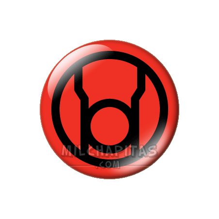 Chapa de Lantern Corps: Linterna roja